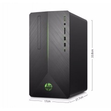 惠普（HP）光影精灵II代 吃鸡游戏台式电脑主机(六核i5-8400 高频16G 128GSSD+1TB GTX1060 6G独显 三年上门)
