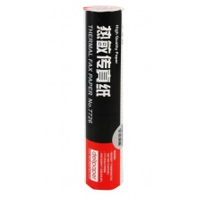 得力(deli)7726 热敏传真纸210mm*20码 24卷/盒